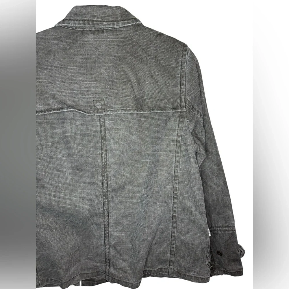 J. Crew Denim Jacket Women’s Size M Grey